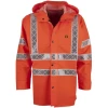 Couleur : Orange Fluo Veste ciré Isoflash Isolatech Haute Visibilité par Guy Cotten, Orange Fluo - Taille XS