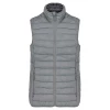 Couleur : Gris argenté Gilet doudoune légère sans manches Femme par Kariban, Gris argenté chiné - Taille XS
