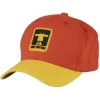 Couleur : Orange Casquette Trapper en Coton par Guy Cotten, Orange/Jaune