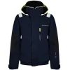 Couleur : Marine Blouson de quart doublé polaire Inshore par Bermudes, Marine - Taille XS