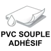 Panneau : PVC Souple Adhésif E002 - Sortie de secours à droite - Panneau vinyle adhésif photoluminescent - 15x15 cm