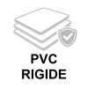 Panneau : PVC rigide E002 - Sortie de secours à droite - Panneau PVC rigide photoluminescent - 15x15 cm